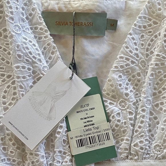 Silvia Tcherassi Liela CottonTop Sz M - Picture 11 of 16